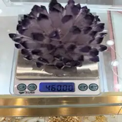 紫色水晶簇460到470g