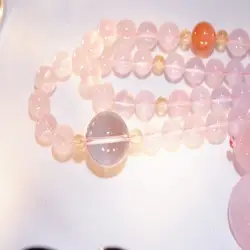 粉晶狐狸(1颗白水晶1颗兔毛)