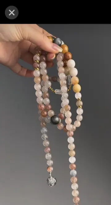 神鹿彩兔毛毛衣链（16号金沙）
